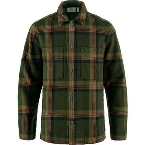 Fjällräven Singi Flannel Overshirt Vrijetijdsjack (Heren |olijfgroen)