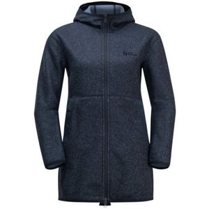 Jack Wolfskin Womens Tannenspur Coat Fleecevest (Dames |blauw)