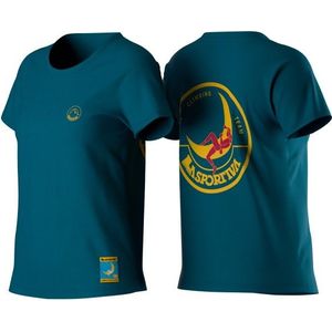 La Sportiva Womens Climbing On The Moon T-shirt (Dames |blauw)