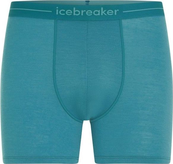 Icebreaker - Anatomica - Boxershorts - Turkoois - Merino-ondergoed