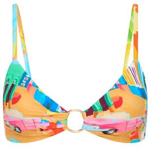 Seafolly Womens Cuba Ring Front Bralette Bikinitop (Dames |meerkleurig)
