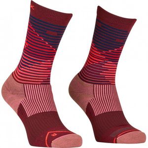 Ortovox Womens All Mountain Mid Socks Merinosokken (Dames |rood)