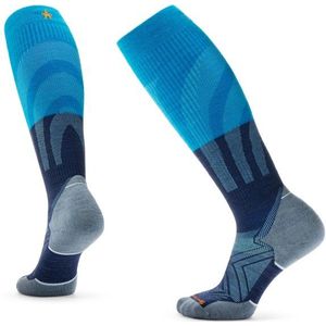 Smartwool Womens Run Targeted Cushion Compression OTC Socks Hardloopsokken (Dames |blauw)