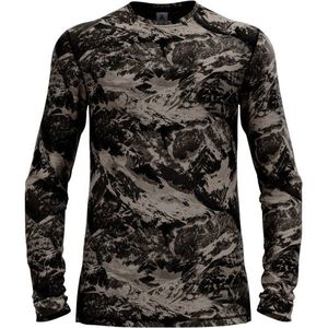 Odlo Merino Mountains Bl Top Crew Neck L/S Merino-ondergoed (Heren |zwart)