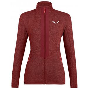 Salewa Womens Rocca 2 PL Full Zip Fleecevest (Dames |rood)
