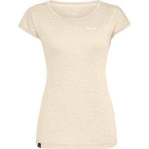 Salewa Womens Puez Melange Dry S/S Tee T-shirt (Dames |beige)