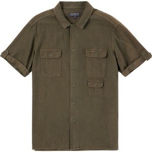 Amundsen Sports Travellers Linen S/S Overhemd (Heren |bruin)