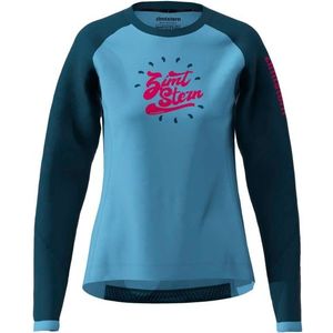 Zimtstern Womens Pureflowz Shirt L/S Fietsshirt (Dames |blauw)