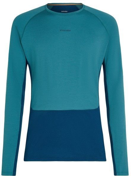 Icebreaker - Merino 200 Zoneknit L/S Crewe - Merino-ondergoed - Turkoois