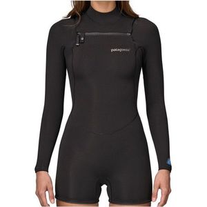 Patagonia Womens Regulator Lite Full Zip L/S Spring Suit Lycra (Dames |zwart)