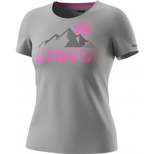 Dynafit Womens Transalper Graphic S/S Tee Sportshirt (Dames |grijs)