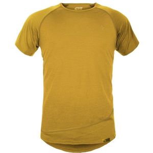 Grüezi Bag Woodwool T-Shirt Mr Pike Merinoshirt (Heren |geel)