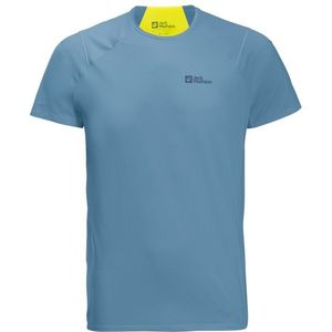 Jack Wolfskin Prelight Chill T Sportshirt (Heren |blauw)