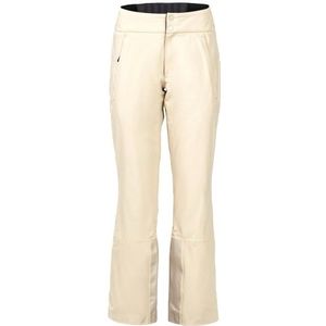 The Mountain Studio Womens 2L Stretch Insulated Pant Skibroek (Dames |beige/wit |waterdicht)