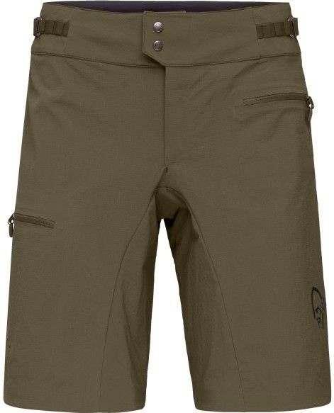 Norrøna - Fjørå Flex1 Light - Fietsbroek - Bruin/Olijfgroen - Stretch - Winddicht