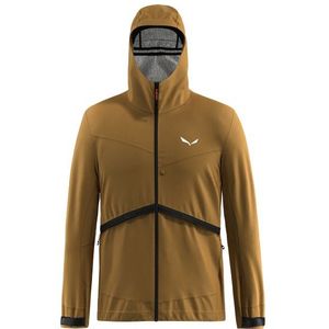 Salewa Puez PTX Hybrid Jacket Regenjas (Heren |bruin |waterdicht)