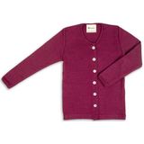 Engel - Kinder Cardigan - Wollen Vest - Purper