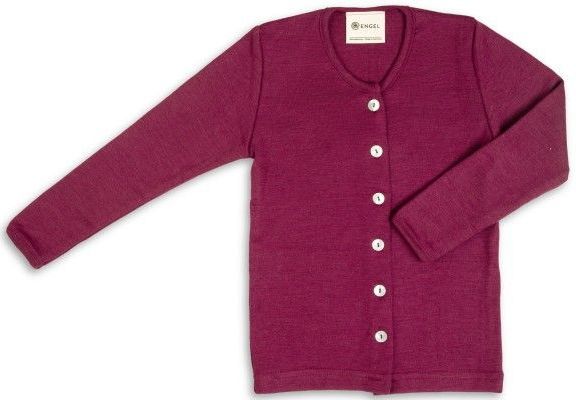 Engel - Kinder Cardigan - Wollen Vest - Purper