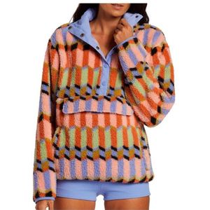 Billabong Womens Switchback Pullover Fleecetrui (Dames |meerkleurig)