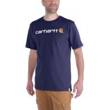 Carhartt Core Logo S/S T-shirt (Heren |blauw)