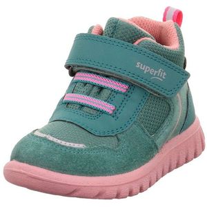 Superfit SPORT7 Mini Gore-Tex sneakers voor jongens en meisjes, groen/roze 7010, 20 EU, Groen Roze 7010, 20 EU