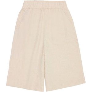 KnowledgeCotton Apparel Womens Eve Culotte High-Rise Wide Short (Dames |beige)