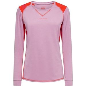 La Sportiva Womens Beyond Long Sleeve Sportshirt (Dames |roze)