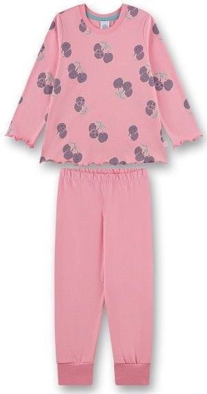Sanetta - Pyjama - Roze - Katoenen Pyjamaset voor Meisjes - Lange Mouwen - 116