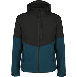 Heber Peak EvergreenHe Softshell Light Jacket Softshelljack (Heren |zwart/blauw)
