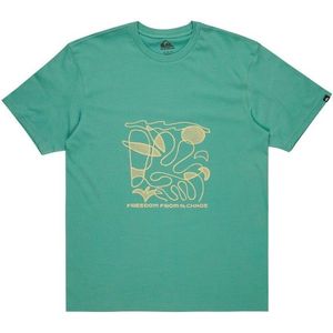 Quiksilver Evo Abstract Chaos T-shirt (Heren |turkoois)