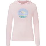 supernatural Womens Tulips Light Print Hoodie Merinohoodie (Dames |roze)