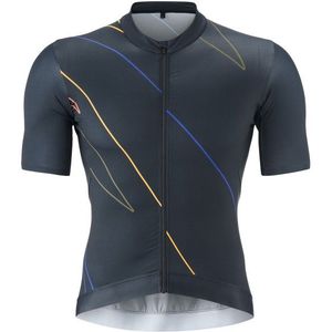 Gonso Road Jersey Print Fietsshirt (Heren |blauw)