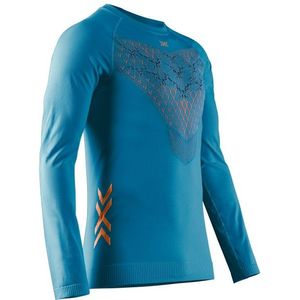 X-Bionic Twyce Run Shirt L/S Hardloopshirt (Heren |blauw)