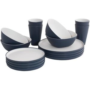 Outwell Gala Geschirrr-Set 4 Personen Bestekset (blauw/grijs)
