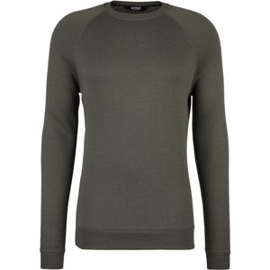 Stoic MerinoFlatFleece240 SolbergSt Crew Merinotrui (Heren |bruin)