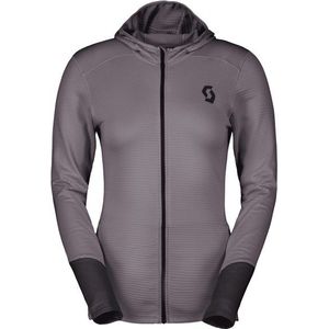 Scott - Hoody W's Defined Light - Dames Fleece - Zwart - Gerecyclede Materialen