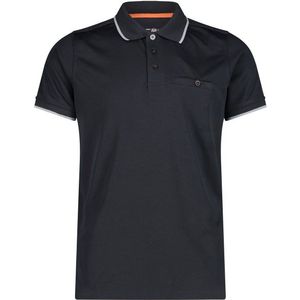 CMP Polo Polyester Poloshirt (Heren |zwart)
