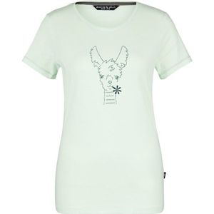 Chillaz Womens Happy Alpaca Bergfreunde T-shirt (Dames |wit)