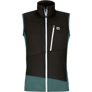 Ortovox - Fleece Grid Vest - Fleecebodywarmer - Zwart