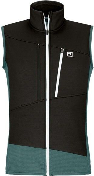 Ortovox - Fleece Grid Vest - Fleecebodywarmer - Zwart