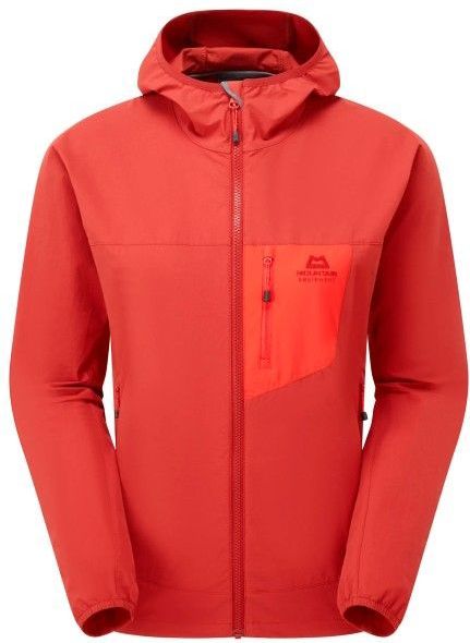 Mountain Equipment - Echo Hooded Jacket - Softshelljack - Rood