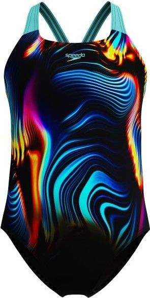 Speedo Kids Digital Placement Powerback Badpak (Kinderen |meerkleurig)