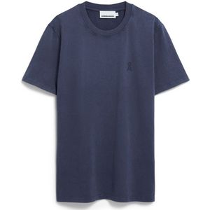 ARMEDANGELS - Iconic A Maarkos GMT Dye - T-shirt - Blauw
