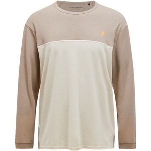 Peak Performance - Trail Wool Blend - Sportshirt - Beige - 85% Polyester, 15% Wol