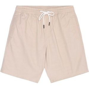 KnowledgeCotton Apparel Boardwalk Shorts Elastic Waist Short (Heren |roze/beige)