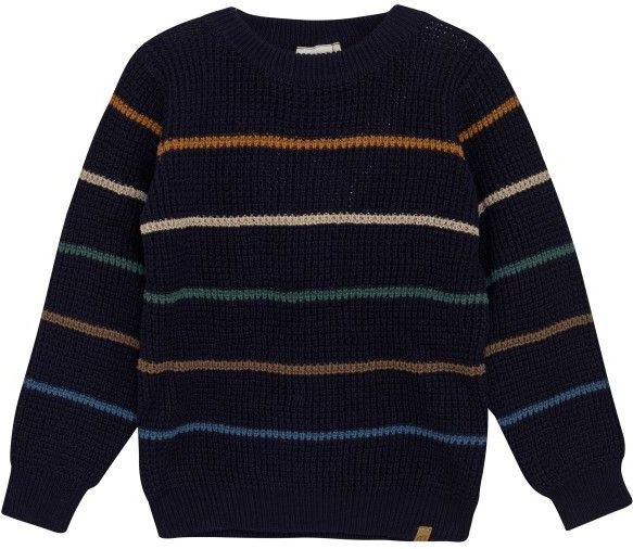 Minymo - Kids Pullover Knit - Trui - Blauw