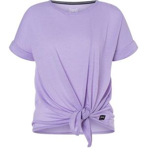 supernatural Womens JP Knot Tee Merinoshirt (Dames |purper)