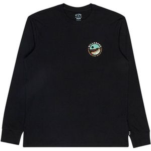Billabong - Shirt - Zwart - Lange Mouwen - 100% Katoen
