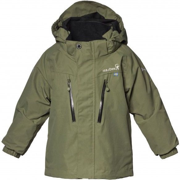 Isbjörn Kids Storm Hard Shell Jacket Regenjas (Kinderen |olijfgroen |waterdicht)