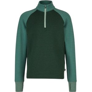 Stoic Kids MerinoFleece260 FlenSt Half Zip Merinotrui (Kinderen |groen)